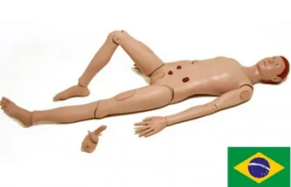 Manequim de enfermagem para cuidados com o paciente adulto